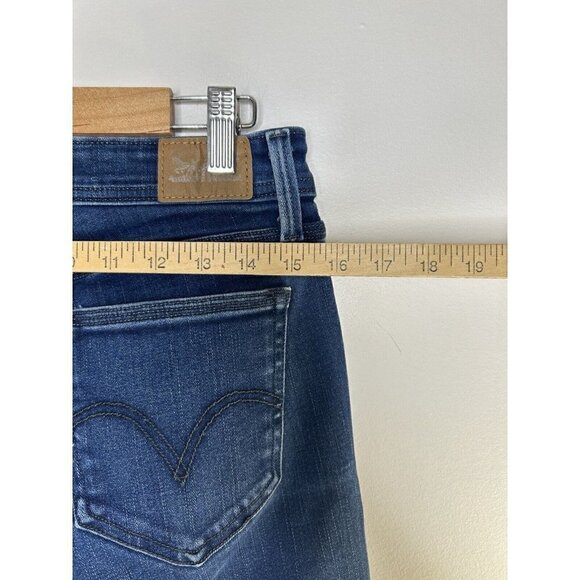 Levis 529 Curvy Bootcut Denim Jeans Women’s Dark Blue Wash Size 10 - Picture 11 of 14